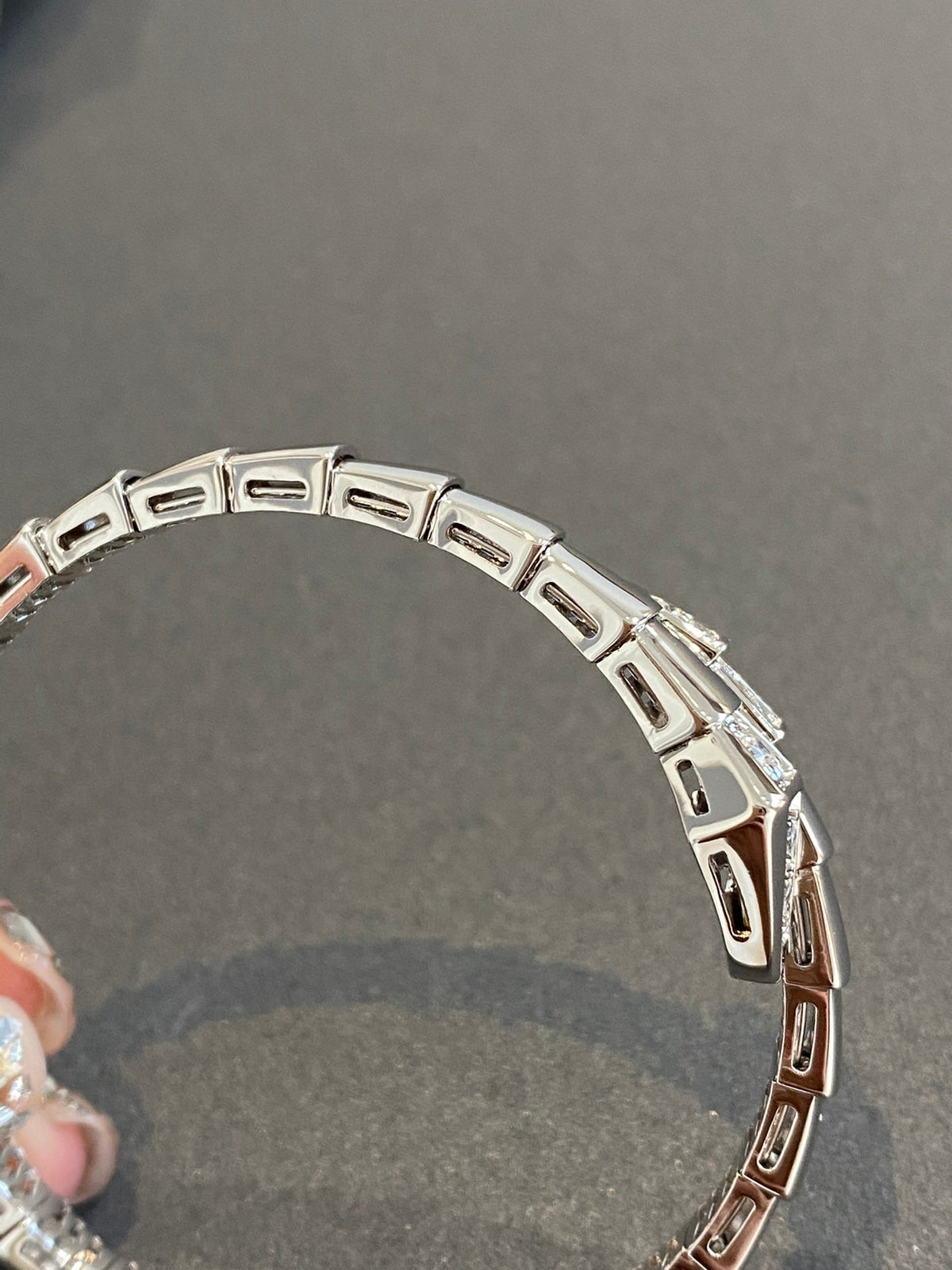 [Triumph Jewelry]SERPENTI BRACELET DIAMONDS SILVER