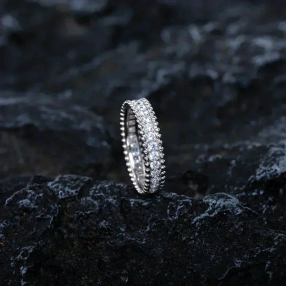 [Triumph Jewelry]PERLEE DIAMOND SILVER RING