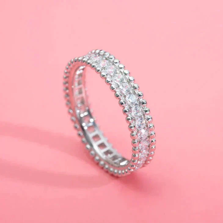 [Triumph Jewelry]PERLEE DIAMOND SILVER RING