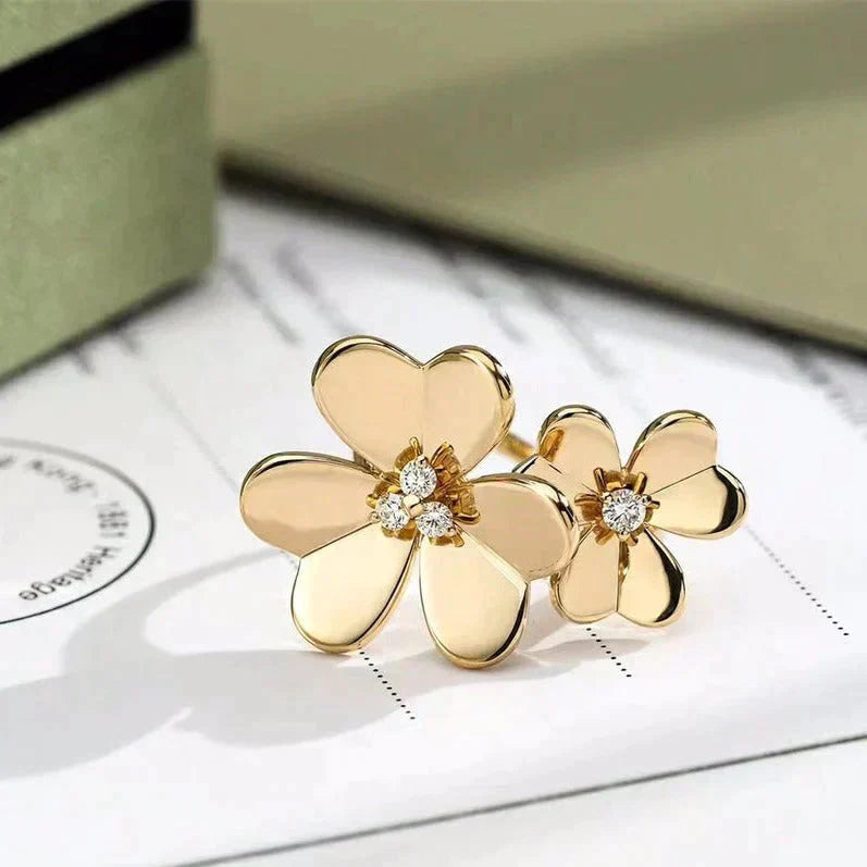 [Triumph Jewelry]CLOVER COMOS GOLD DIAMOND RING