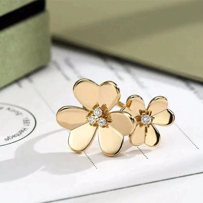 [Triumph Jewelry]CLOVER COMOS GOLD DIAMOND RING