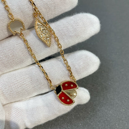 [Triumph Jewelry]LUCKY SPRING 15 MOTIFS GOLD NECKLACE