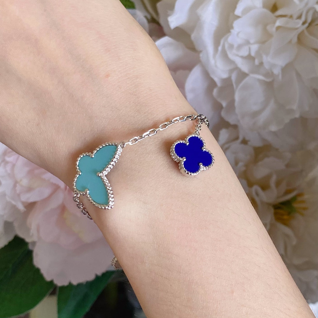 [Triumph Jewelry]LUCKY SPRING SILVER BRACELET 4 MOTIF