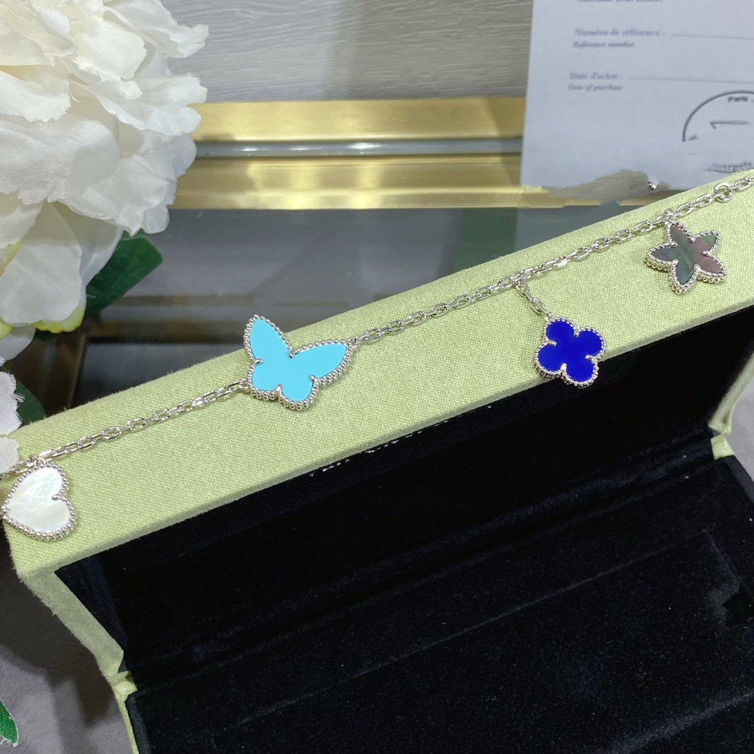 [Triumph Jewelry]LUCKY SPRING SILVER BRACELET 4 MOTIF
