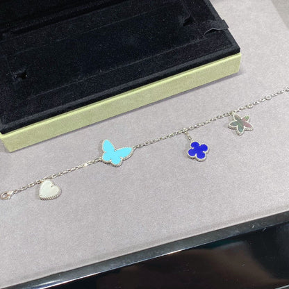 [Triumph Jewelry]LUCKY SPRING SILVER BRACELET 4 MOTIF