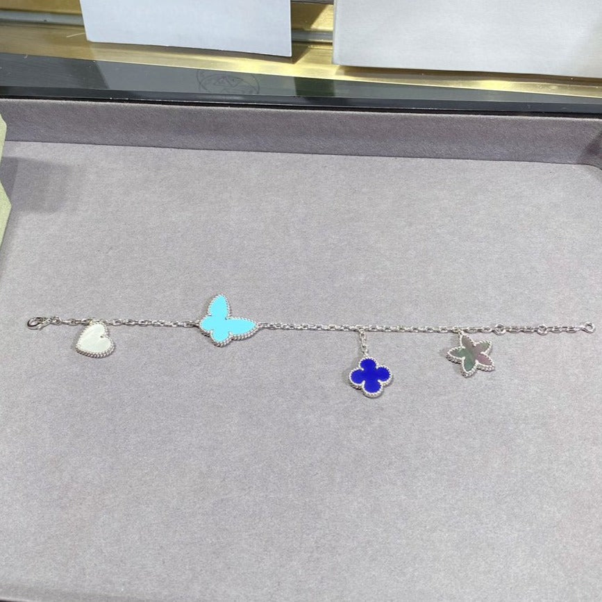 [Triumph Jewelry]LUCKY SPRING SILVER BRACELET 4 MOTIF