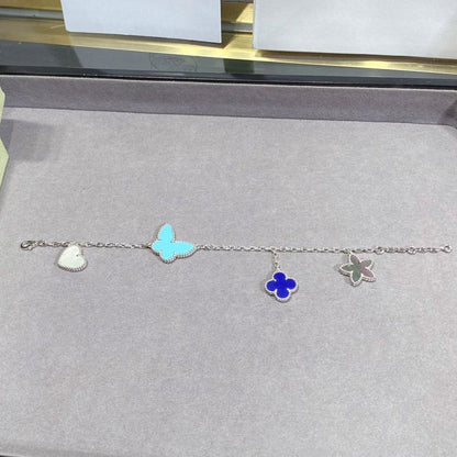 [Triumph Jewelry]LUCKY SPRING SILVER BRACELET 4 MOTIF