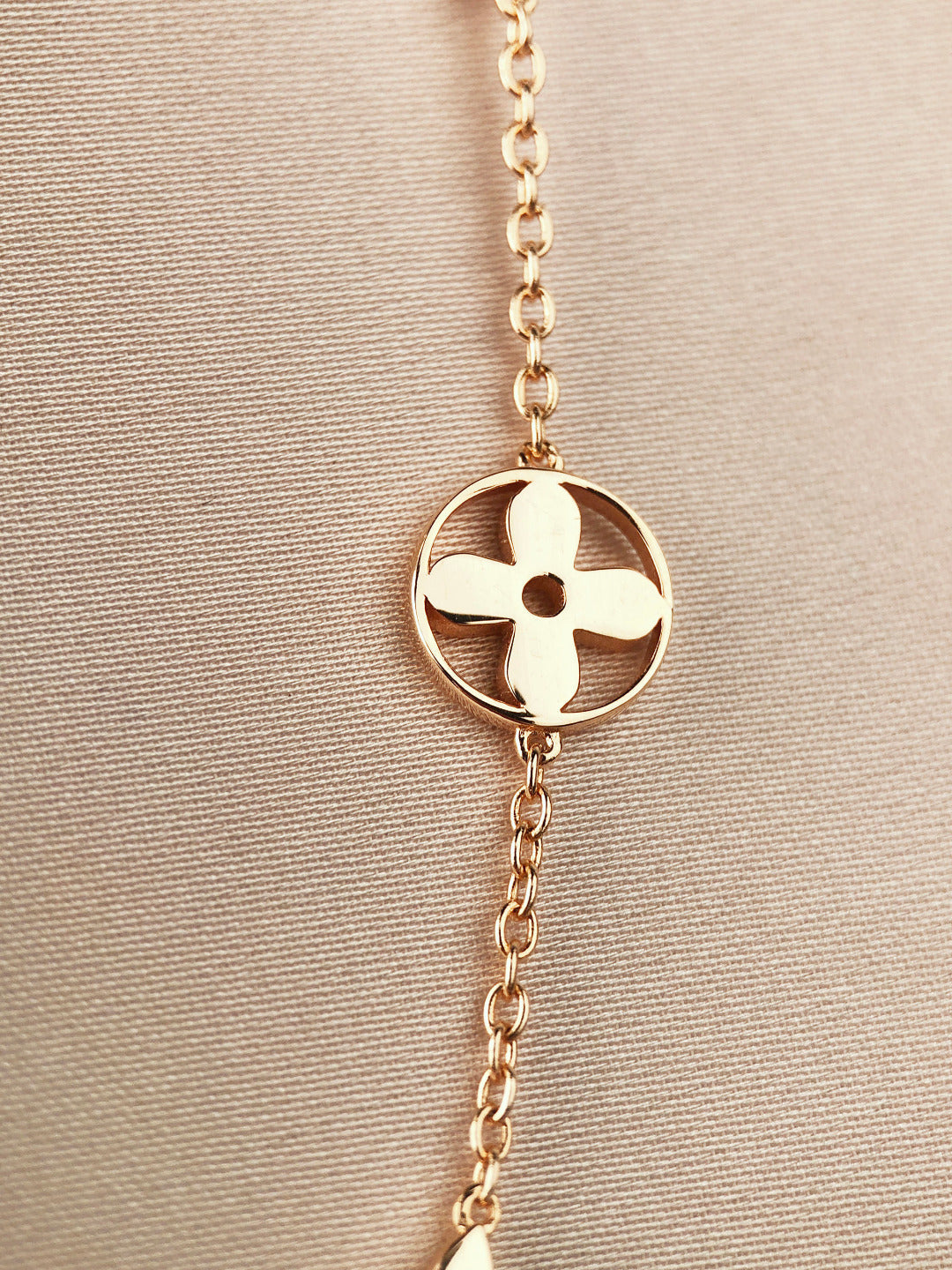 [Triumph Jewelry]STAR AND SUN 7 MOTIFS GOLD BRACELET