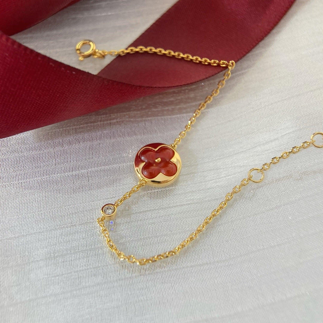 [Triumph Jewelry]SUN PEDANT CARNELIAN BRACELET