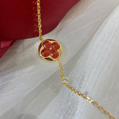 [Triumph Jewelry]SUN PEDANT CARNELIAN BRACELET