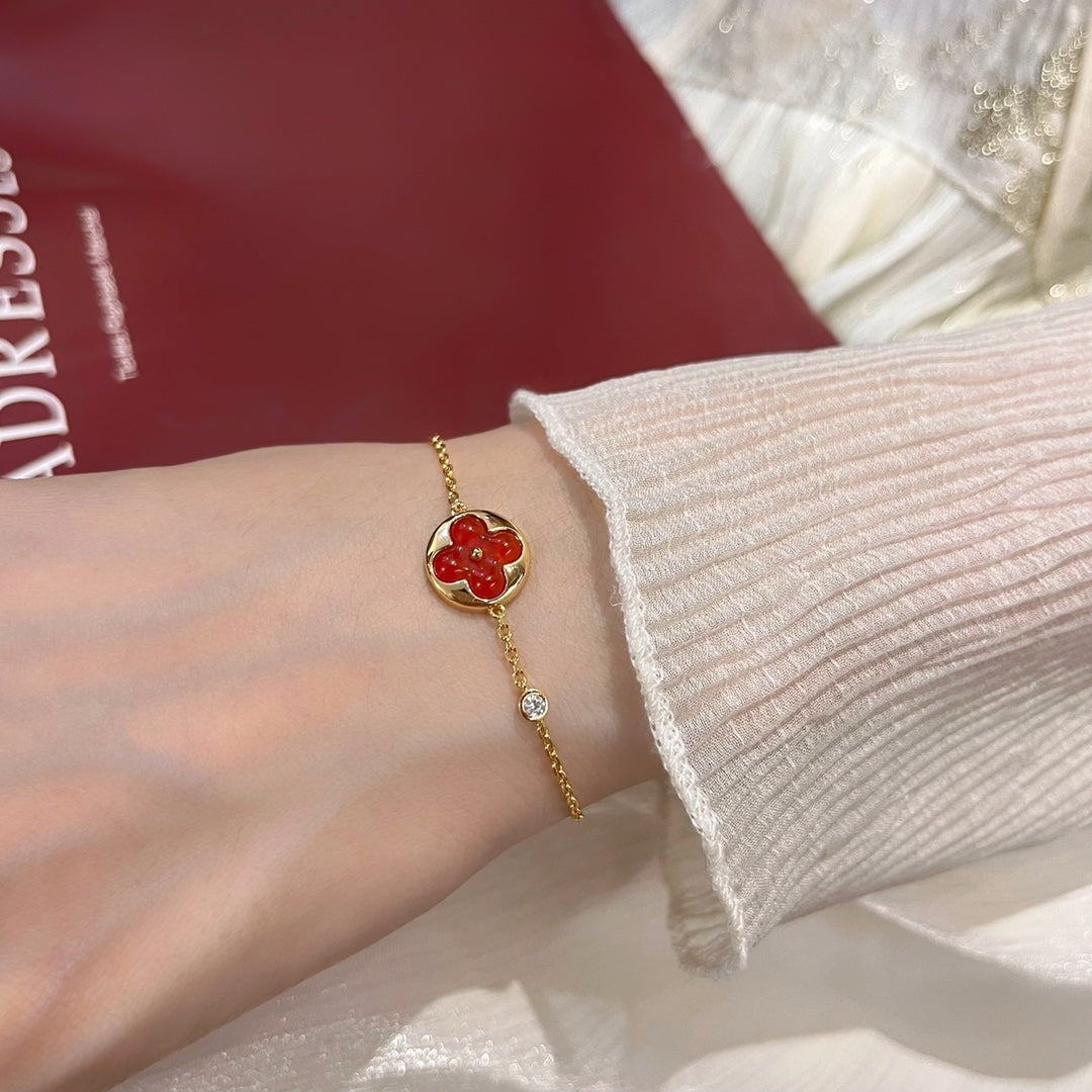 [Triumph Jewelry]SUN PEDANT CARNELIAN BRACELET
