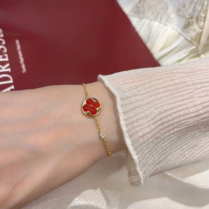 [Triumph Jewelry]SUN PEDANT CARNELIAN BRACELET