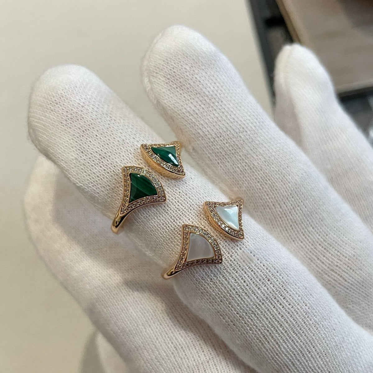 [Triumph Jewelry]DREAM MOP DIAMOND OPEN RING
