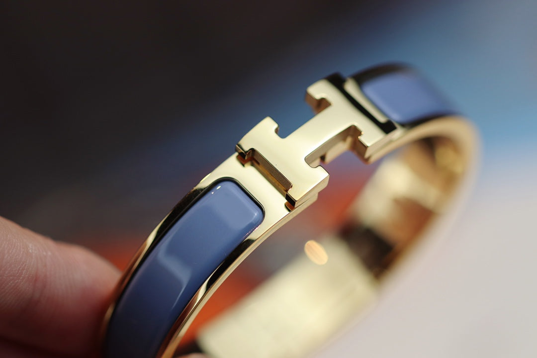 [Triumph Jewelry]H BRACELET 12MM BLUE GRAY