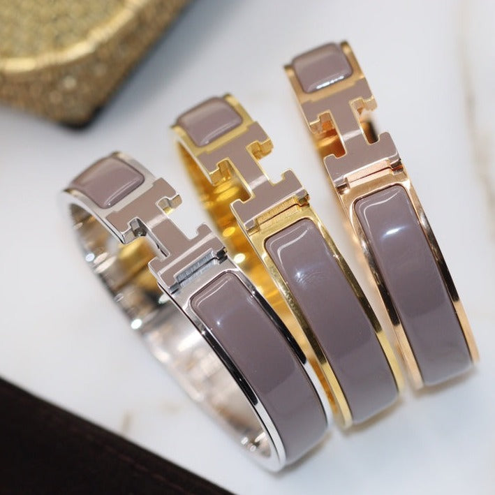 [Triumph Jewelry]H BRACELET 12MM BROWN