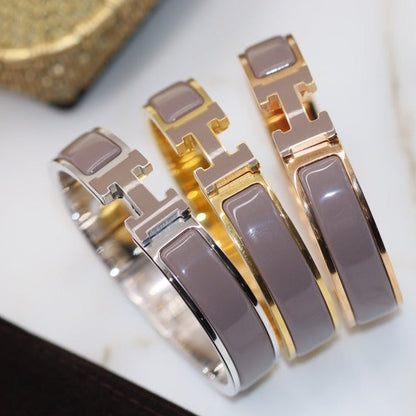 [Triumph Jewelry]H BRACELET 12MM BROWN