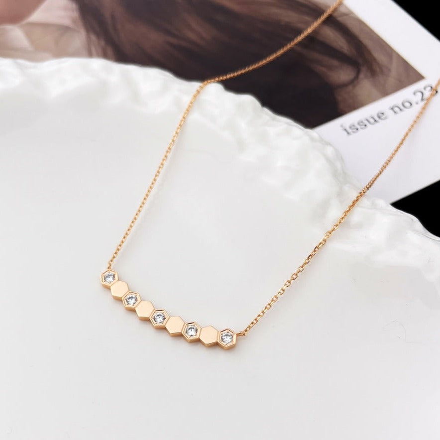 [Triumph Jewelry]BEE MY LOVE DIAMOND NECKLACE
