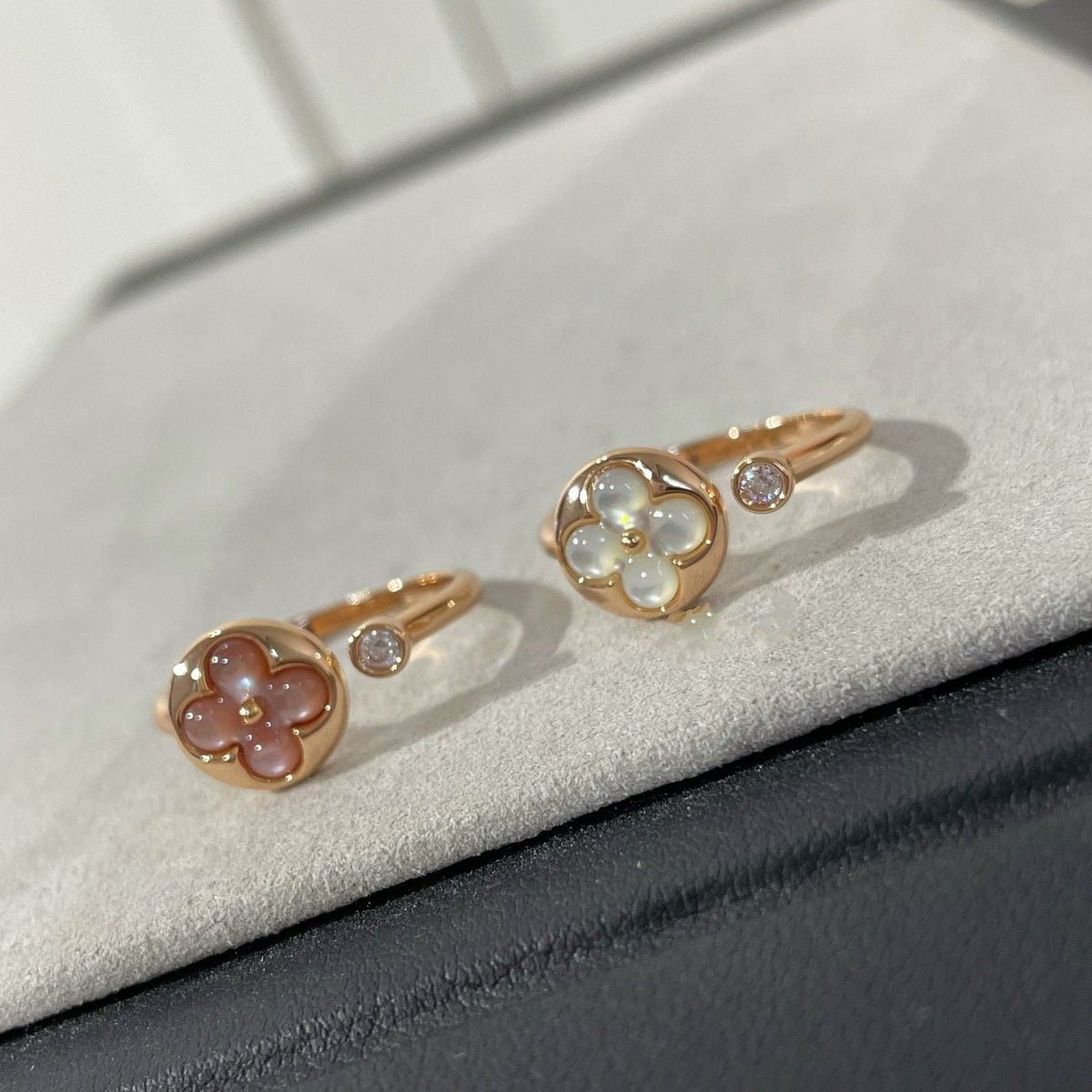 [Triumph Jewelry]SUN 1 DIAMOND PINK MOP RING