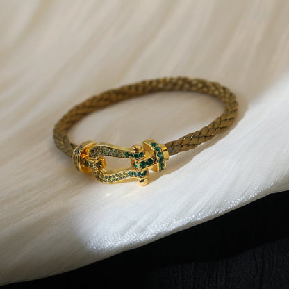 [Triumph Jewelry]FORCE 10 GOLD GREEN DIAMOND PAVED