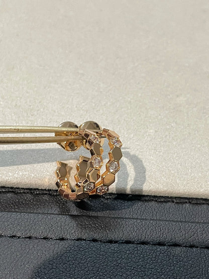 [Triumph Jewelry]Hollow Design Four-Leaf Clover Flower Shape Ring