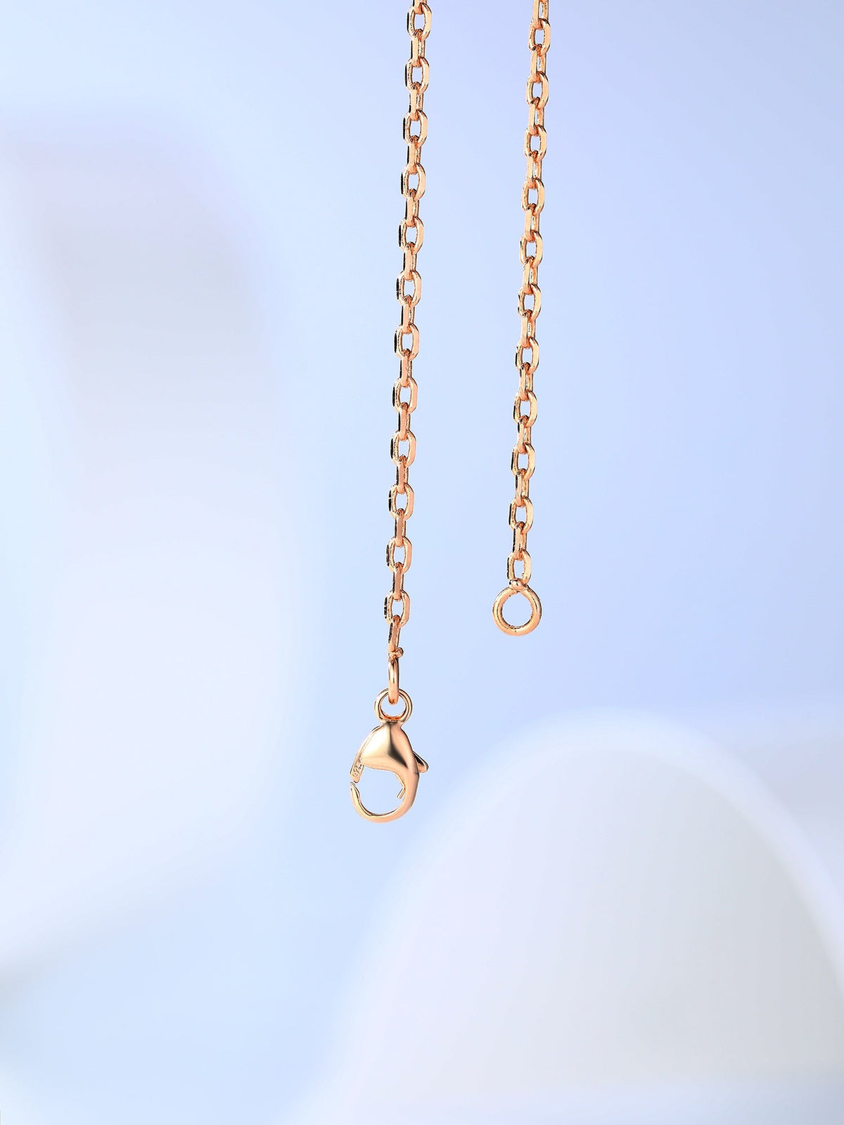 [Triumph Jewelry]H CAGE PINK GOLD NECKLACE