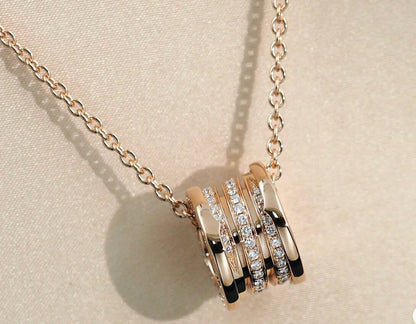 [Triumph Jewelry]ZERO 1 PINK GOLD DIAMOND NECKLACE