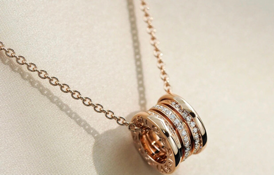 [Triumph Jewelry]ZERO 1 PINK GOLD DIAMOND NECKLACE