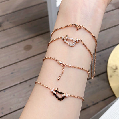 [Triumph Jewelry]FORCE 10 PINK GOLD DIAMOND NECKLACE