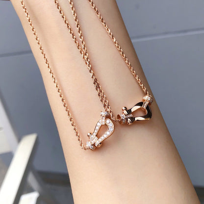 [Triumph Jewelry]FORCE 10 PINK GOLD DIAMOND NECKLACE