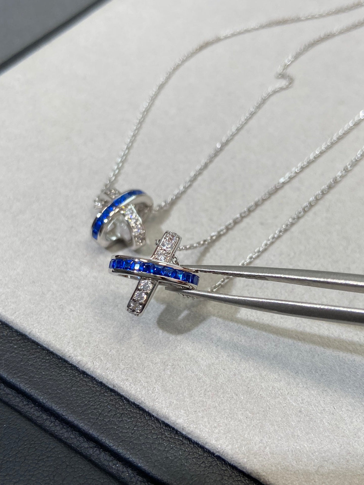 [Triumph Jewelry]LIENS DIAMOND SILVER NECKLACE