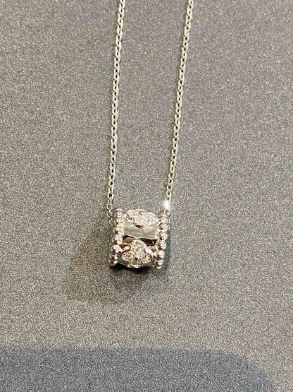 [Triumph Jewelry]PERLEE PEDANT SIVLER DIAMOND NECKLACE