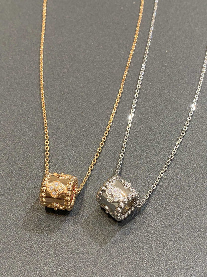 [Triumph Jewelry]PERLEE PEDANT SIVLER DIAMOND NECKLACE
