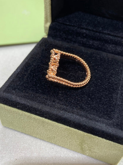 [Triumph Jewelry]CLOVER RIVERSIBLE ROSE GOLD RING