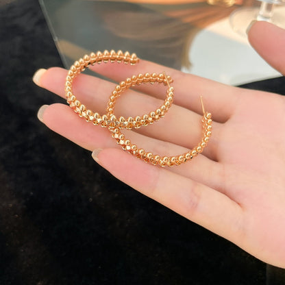 [Triumph Jewelry]CLASH HOOP LARGE EARRINGS