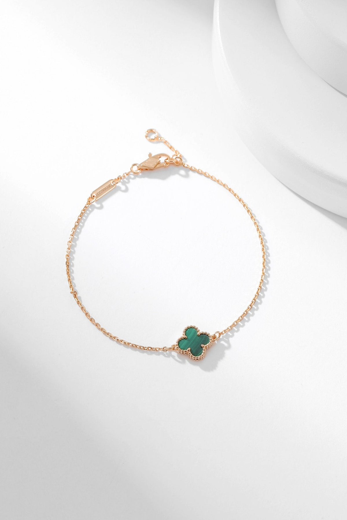 [Triumph Jewelry]CLOVER BRACELET MALACHITE 1 MOTIF