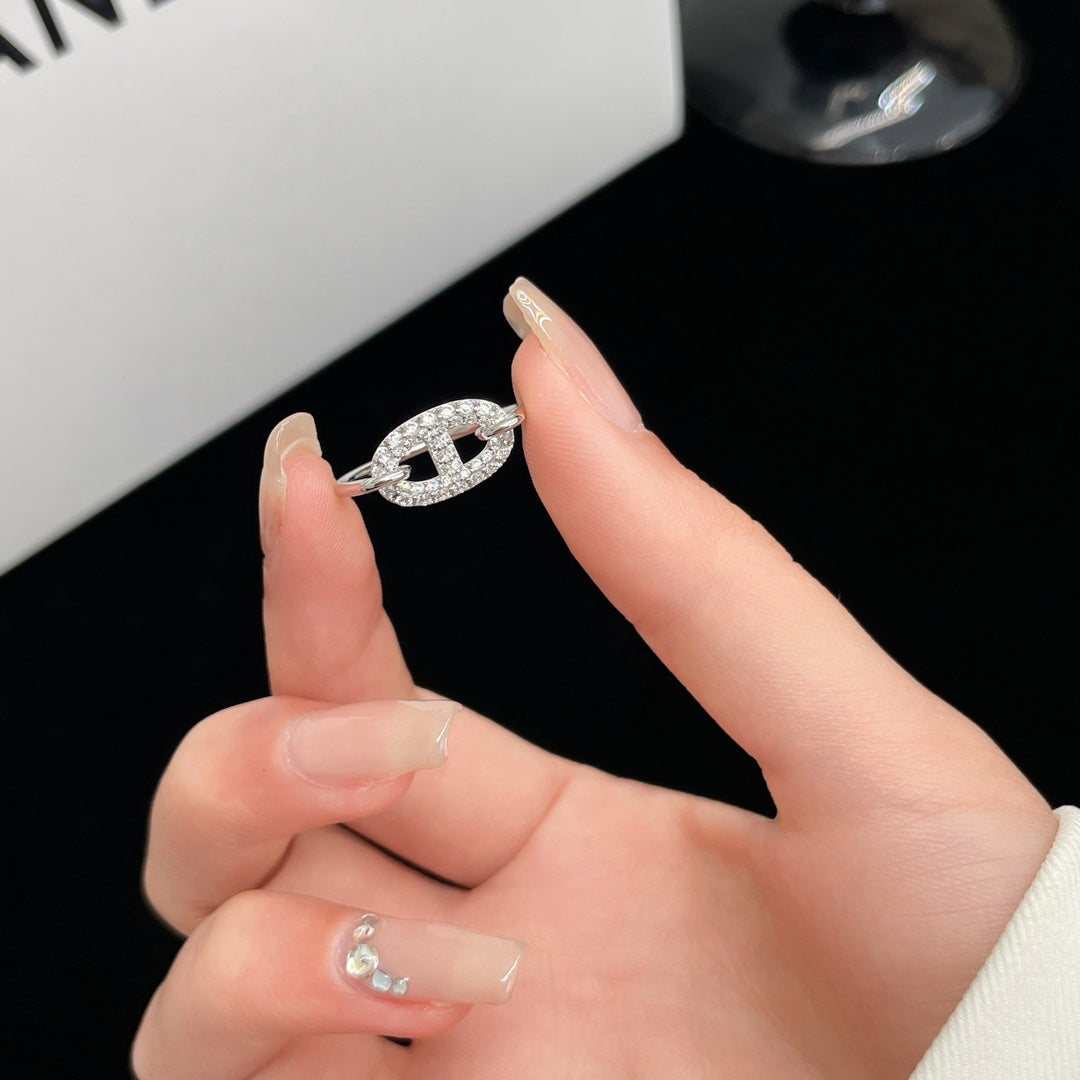 [Triumph Jewelry]RONDE SMALL SILVER DIAMOND RING
