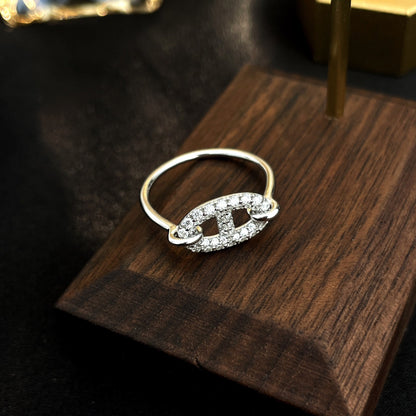 [Triumph Jewelry]RONDE SMALL SILVER DIAMOND RING
