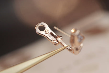 [Triumph Jewelry]SERPENT PINK GOLD DIAMOND EARRINGS
