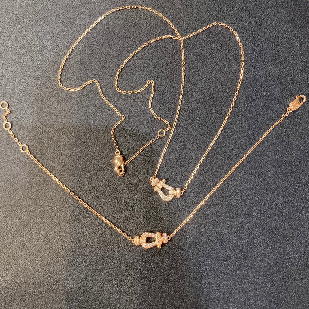 [Triumph Jewelry]FORCE 10 DIAMOND PINK GOLD NECKLACE MINI MODEL