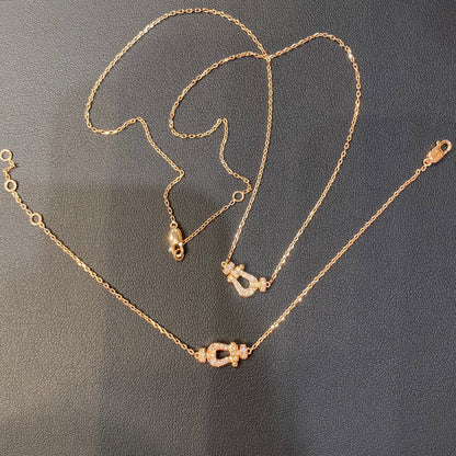 [Triumph Jewelry]FORCE 10 DIAMOND PINK GOLD NECKLACE MINI MODEL