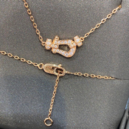 [Triumph Jewelry]FORCE 10 DIAMOND PINK GOLD NECKLACE MINI MODEL