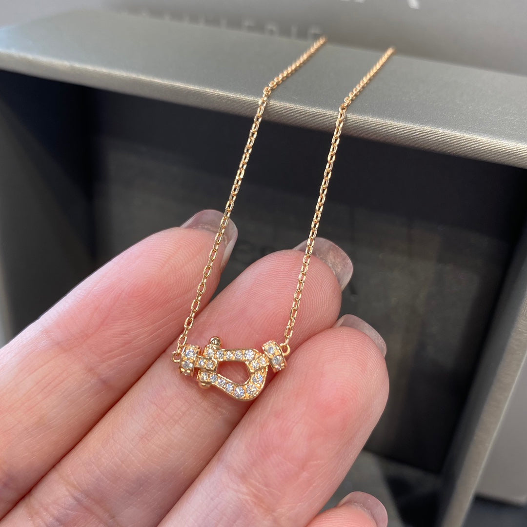 [Triumph Jewelry]FORCE 10 DIAMOND PINK GOLD NECKLACE MINI MODEL