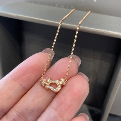 [Triumph Jewelry]FORCE 10 DIAMOND PINK GOLD NECKLACE MINI MODEL