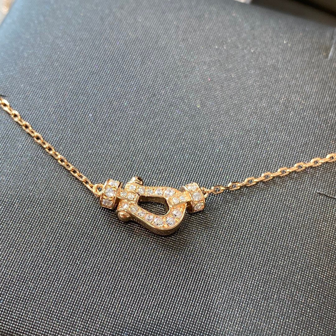 [Triumph Jewelry]FORCE 10 DIAMOND PINK GOLD NECKLACE MINI MODEL