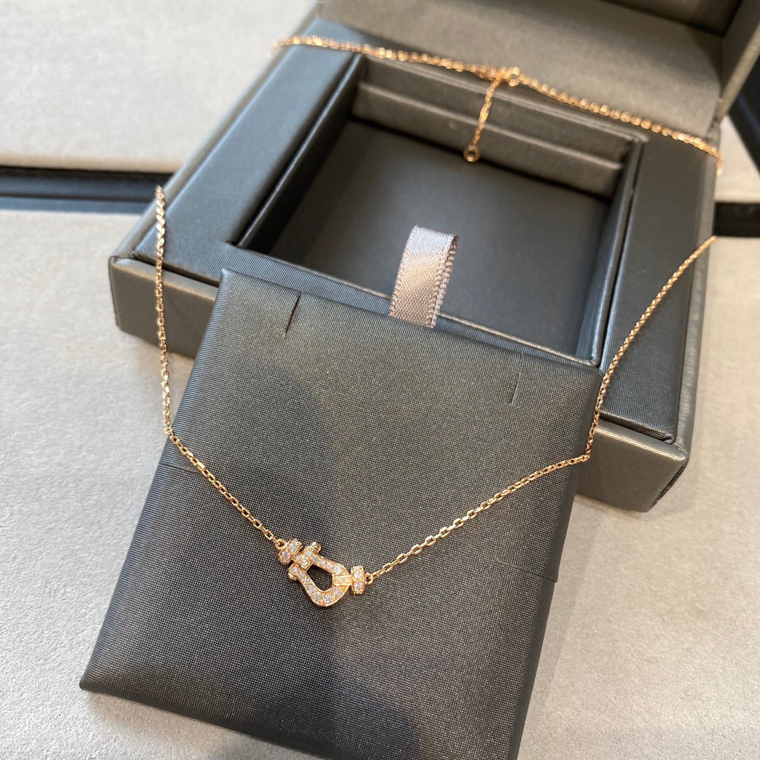 [Triumph Jewelry]FORCE 10 DIAMOND PINK GOLD NECKLACE MINI MODEL
