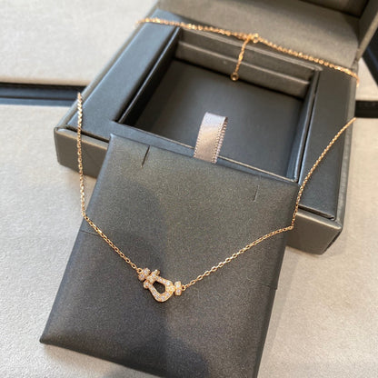 [Triumph Jewelry]FORCE 10 DIAMOND PINK GOLD NECKLACE MINI MODEL
