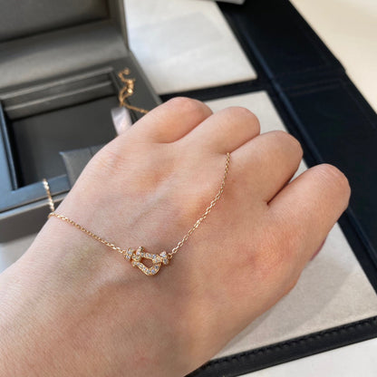 [Triumph Jewelry]FORCE 10 DIAMOND PINK GOLD NECKLACE MINI MODEL