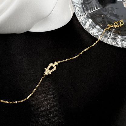 [Triumph Jewelry]FORCE 10 FULL DIAMOND BUCKLE CHAIN LINK MINI MODEL
