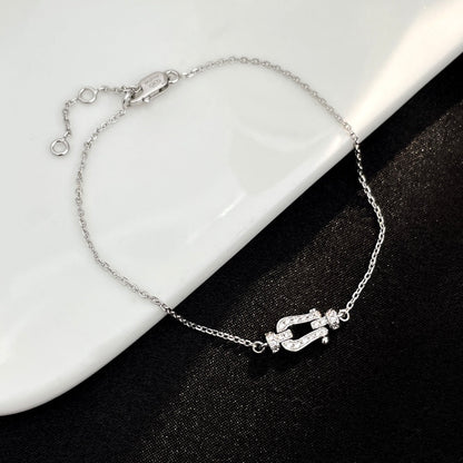[Triumph Jewelry]FORCE 10 FULL DIAMOND BUCKLE CHAIN LINK MINI MODEL