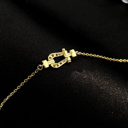 [Triumph Jewelry]FORCE 10 FULL DIAMOND BUCKLE CHAIN LINK MINI MODEL